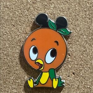 5/$25 Disney Orange Bird in Mickey Ear Hat Pin